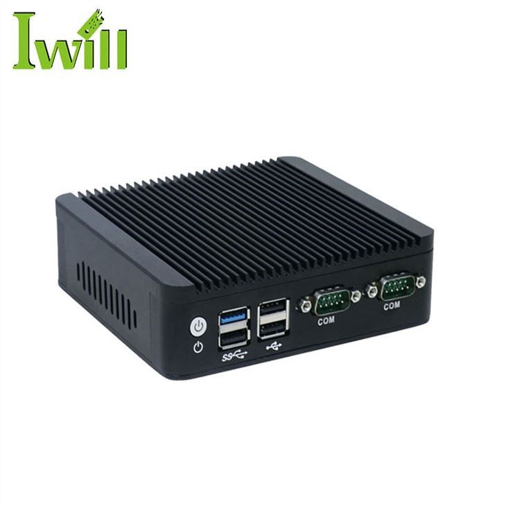 X86  Mini Computer  J1900  CPU Fanless PC